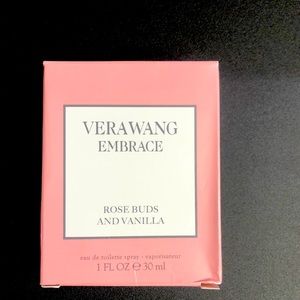 Bottle of Vera Wang Embrace women’s perfume